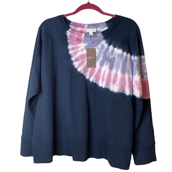 J. Jill Sweaters - NWT J. Jill Fit Tie Dye Crewneck Sweater Size: S